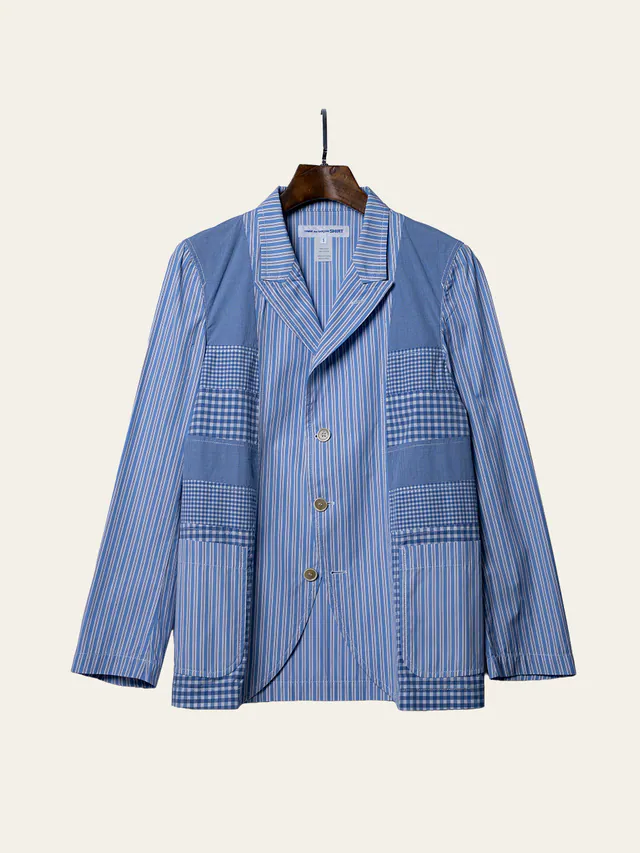 Comme des Garçons Shirt — SS2017 Patchwork Blazer